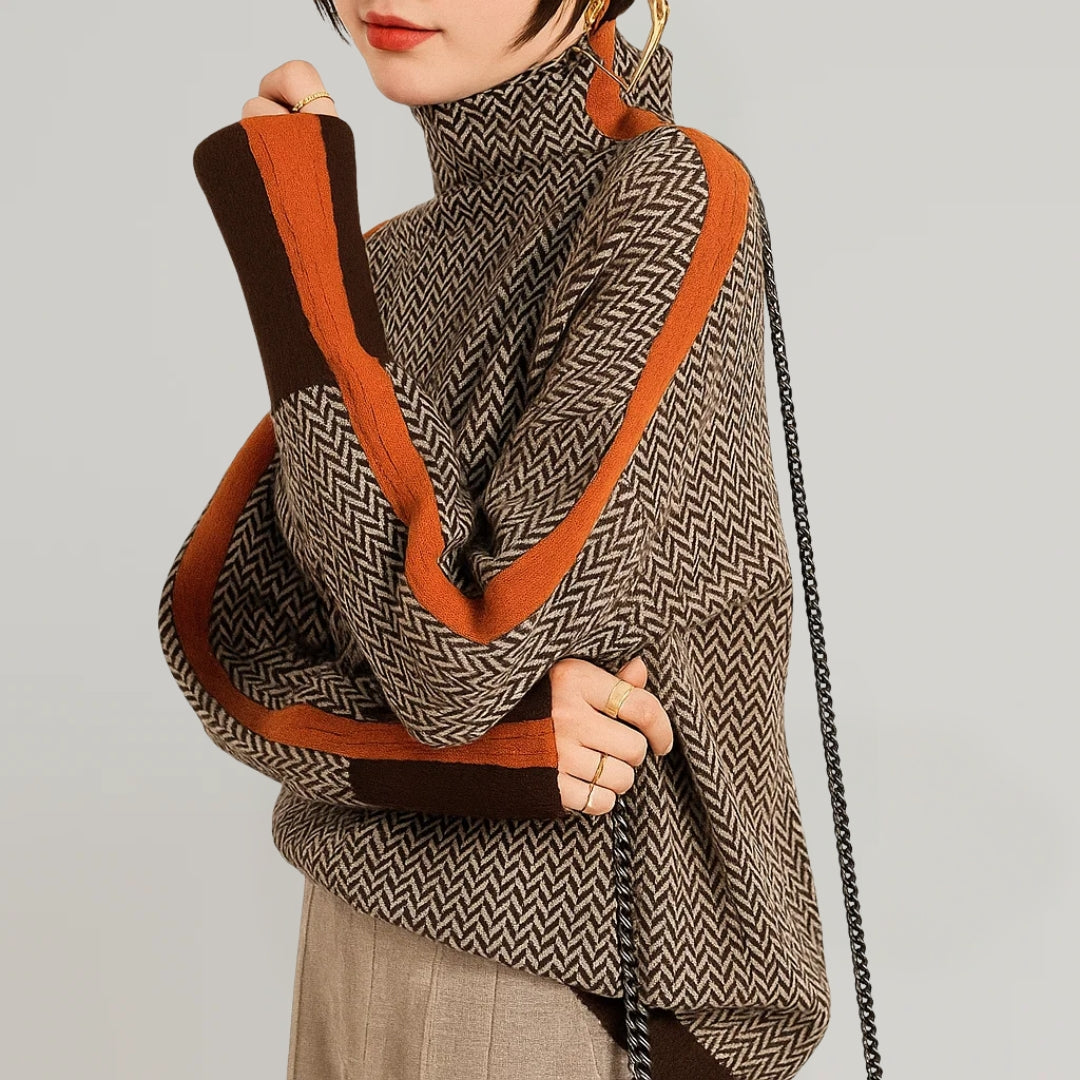 Women’s High Neck Pullover Sweater