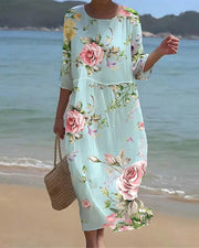 Women’s Floral Print Summer Dress