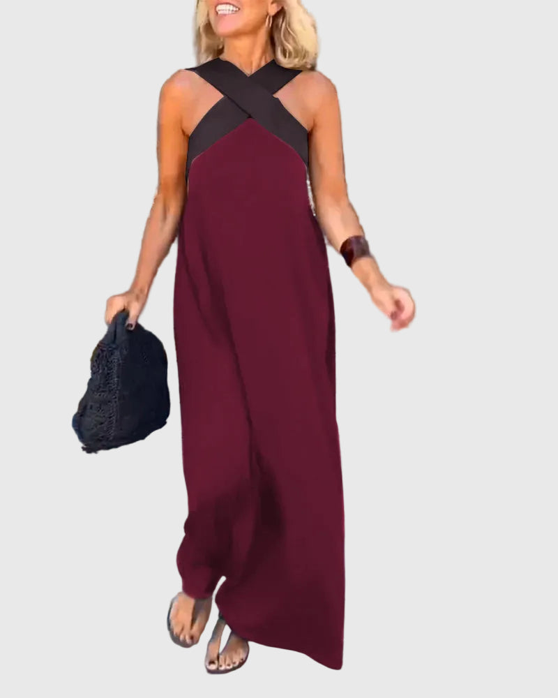 Women’s Elegant Flowy Maxi Dress
