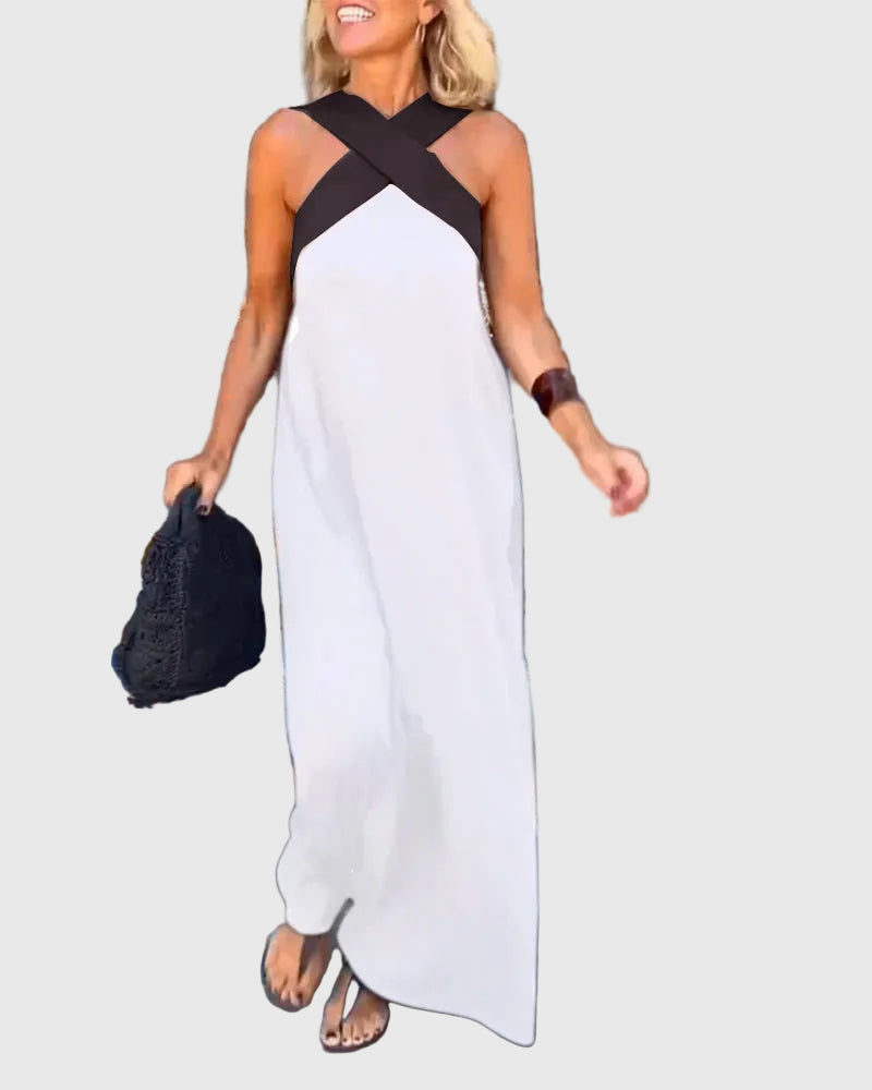 Women’s Elegant Flowy Maxi Dress