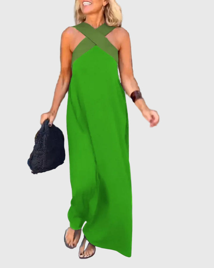Women’s Elegant Flowy Maxi Dress