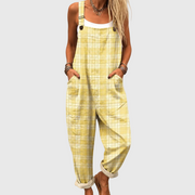 Women’s Pastel Yellow Comfort Overalls