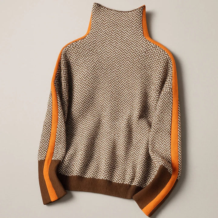 Women’s High Neck Pullover Sweater