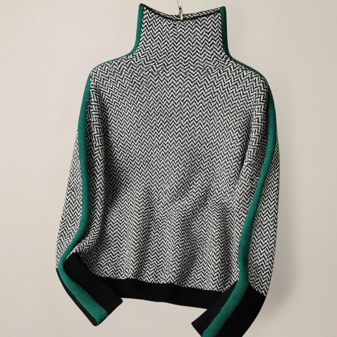 Women’s High Neck Pullover Sweater