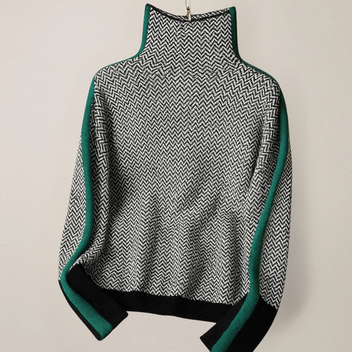 Women’s High Neck Pullover Sweater