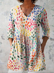 Women’s Longline V-Neck Blouse