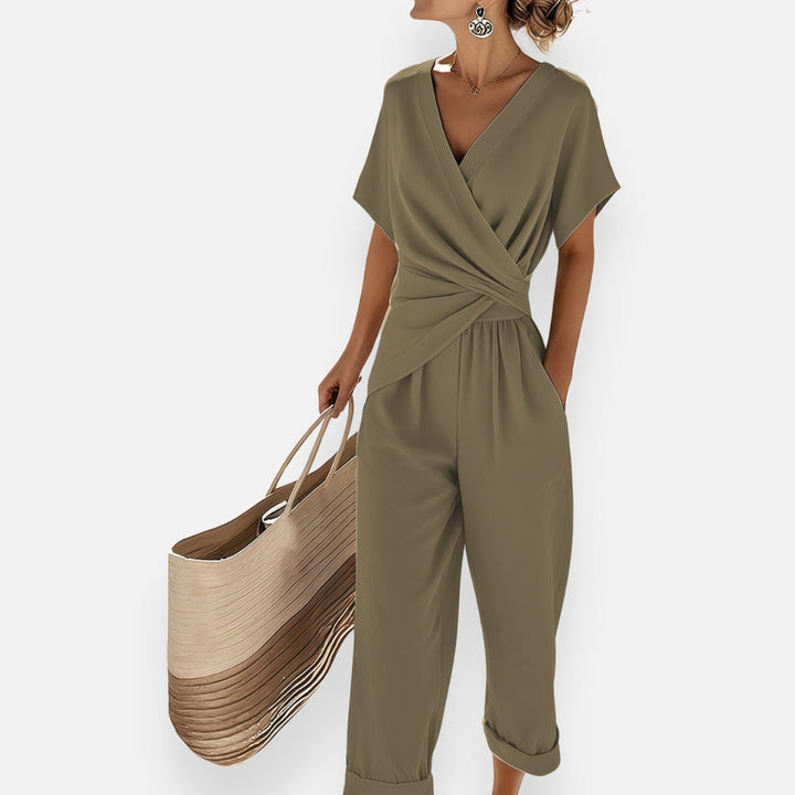 Women’s Draped Bow Two Piece Set