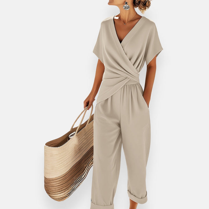 Women’s Draped Bow Two Piece Set