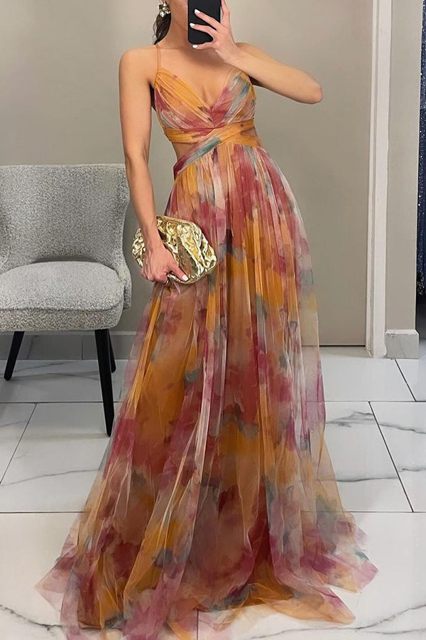 Women’s Sheer Illusion Evening Dress