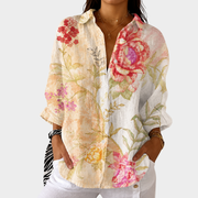 Women’s Lightweight Colorful Printed Blouse