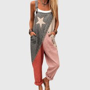 Women’s Vintage Patchwork Dungarees
