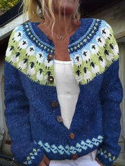Women’s Retro Knit Cardigan Sweater