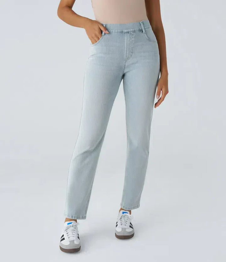 Women’s High Waisted Stretch Pull On Pants