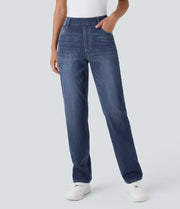 Women’s High Waisted Stretch Pull On Pants