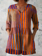 Women’s Longline V-Neck Blouse