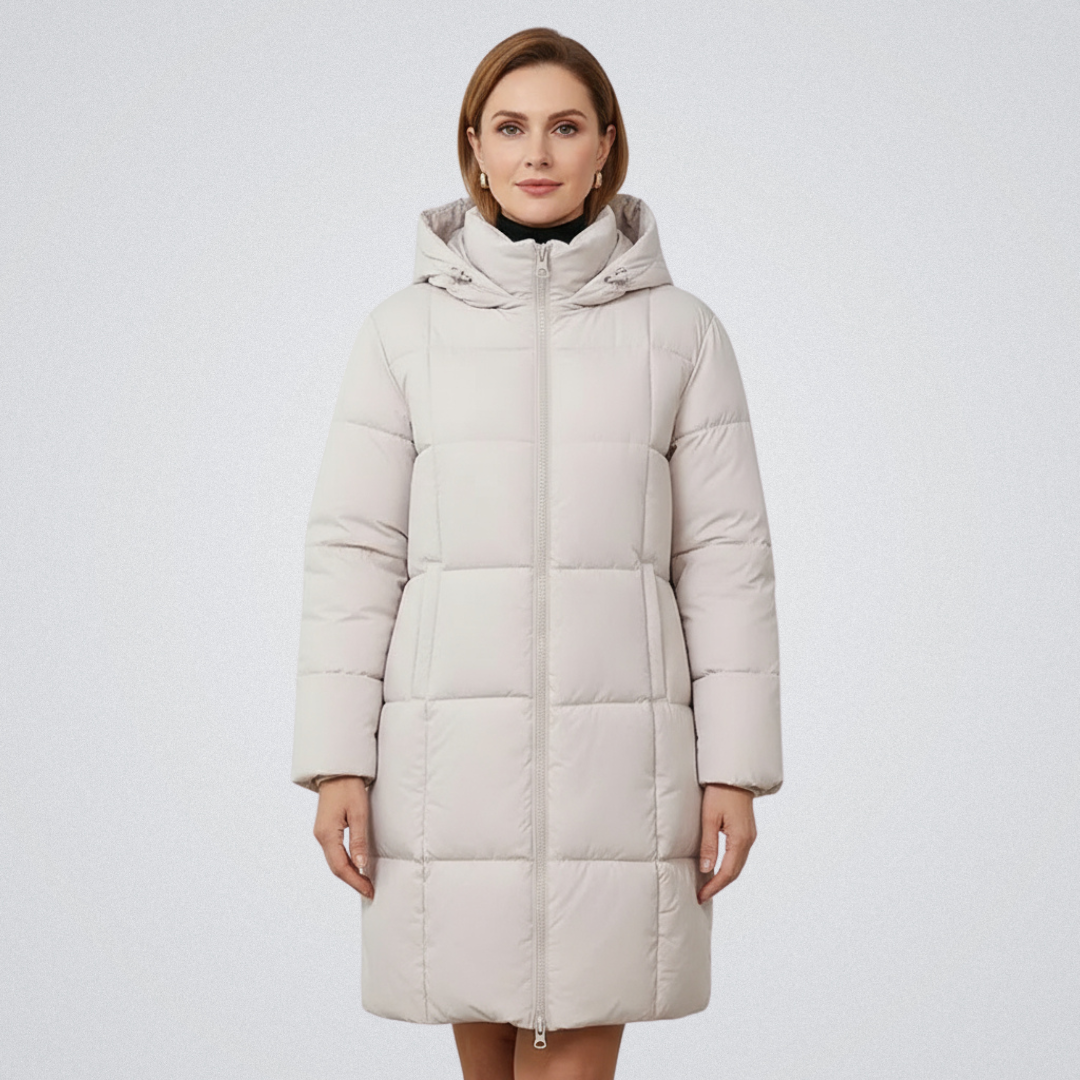 Women’s Hooded Longline Puffer Coat