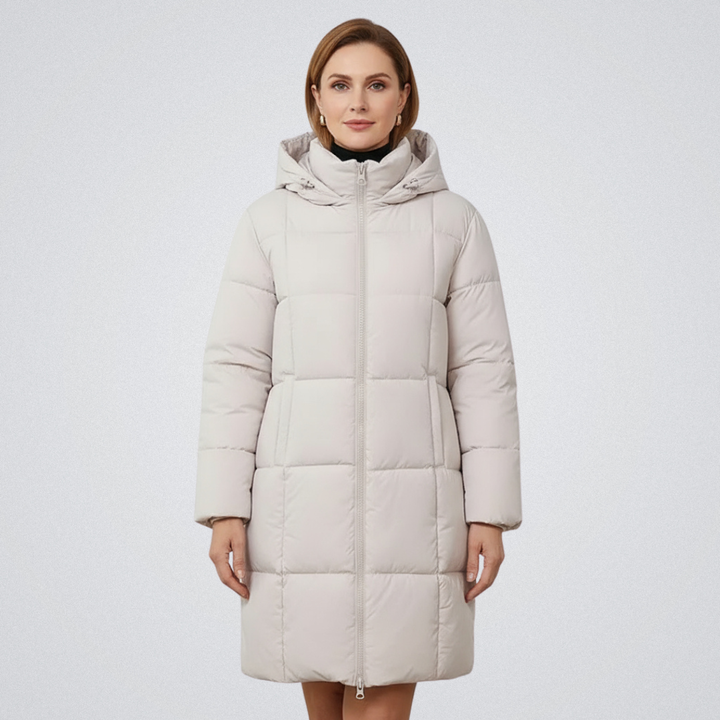 Women’s Hooded Longline Puffer Coat