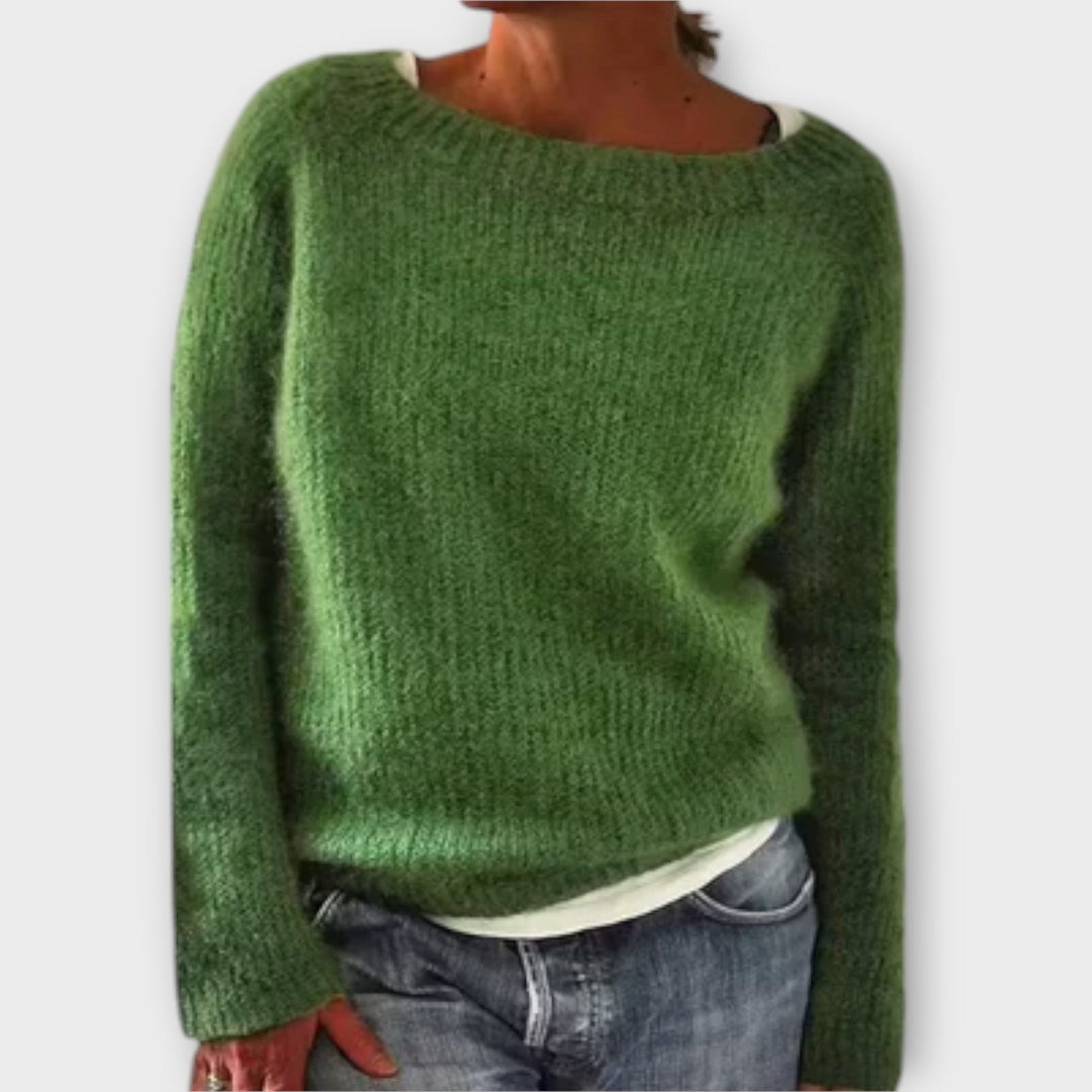 Women's icelandic Pattern Chunky Knit Sweater