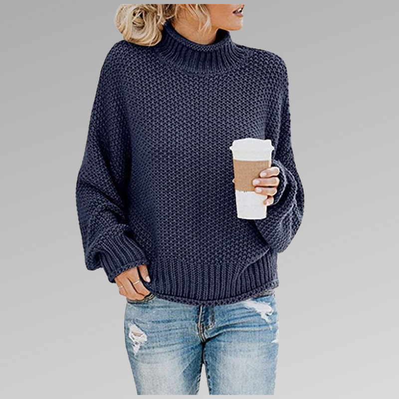 Women’s High Neck Pullover Sweater