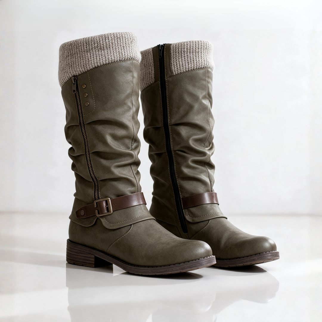 Women’s Comfortable Low Heel Ankle Boots