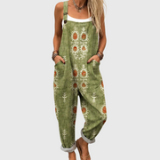 Women’s Olive Utility Overalls