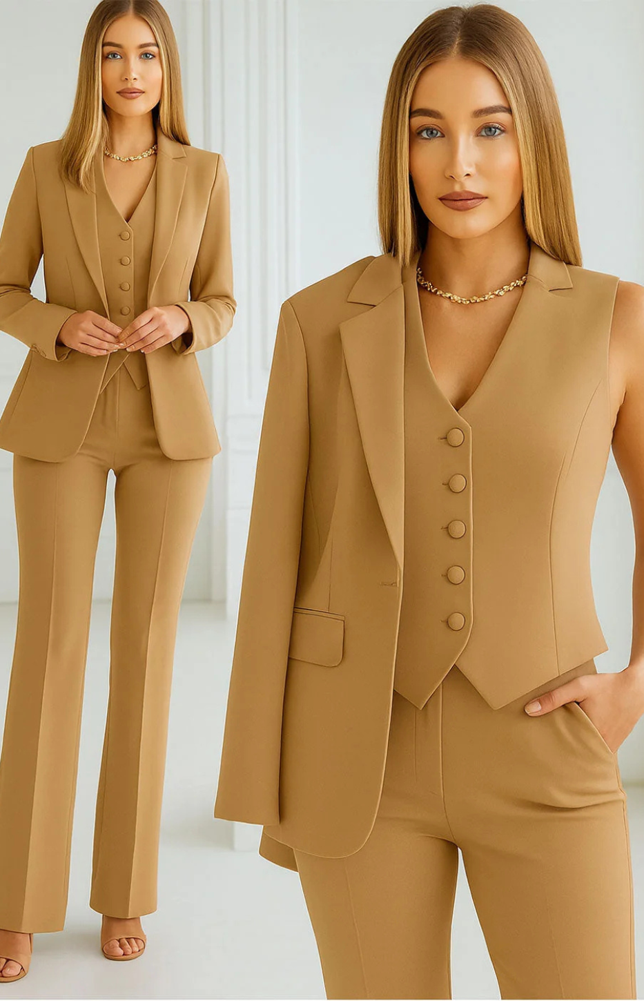Women’s Elegant Three-Piece Matching Set