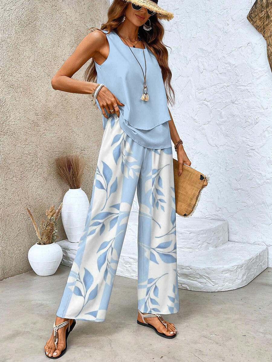 Women’s Elegant Two Piece Summer Set