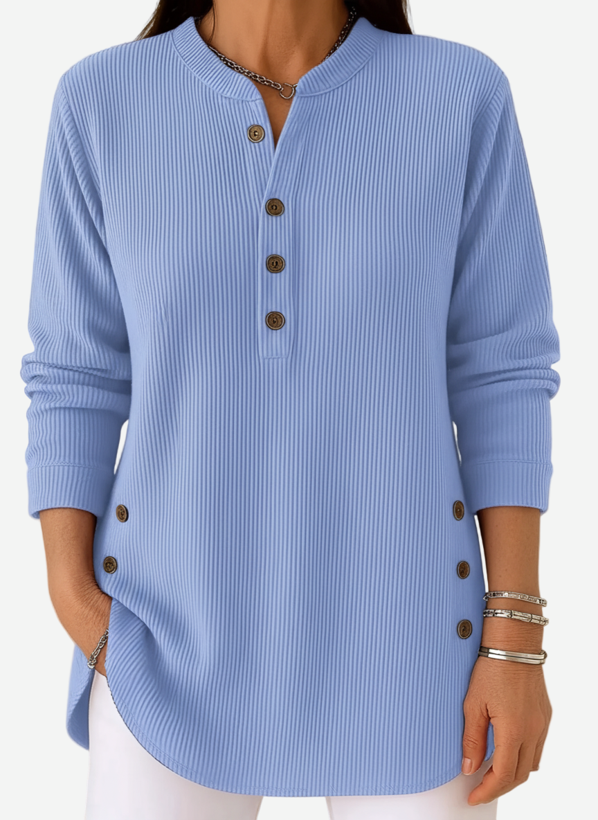 Women’s Long Sleeve Solid Knit Sweater