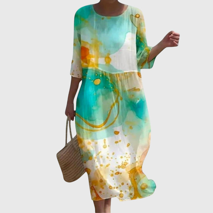 Women’s Floral Print Boho Maxi Dress
