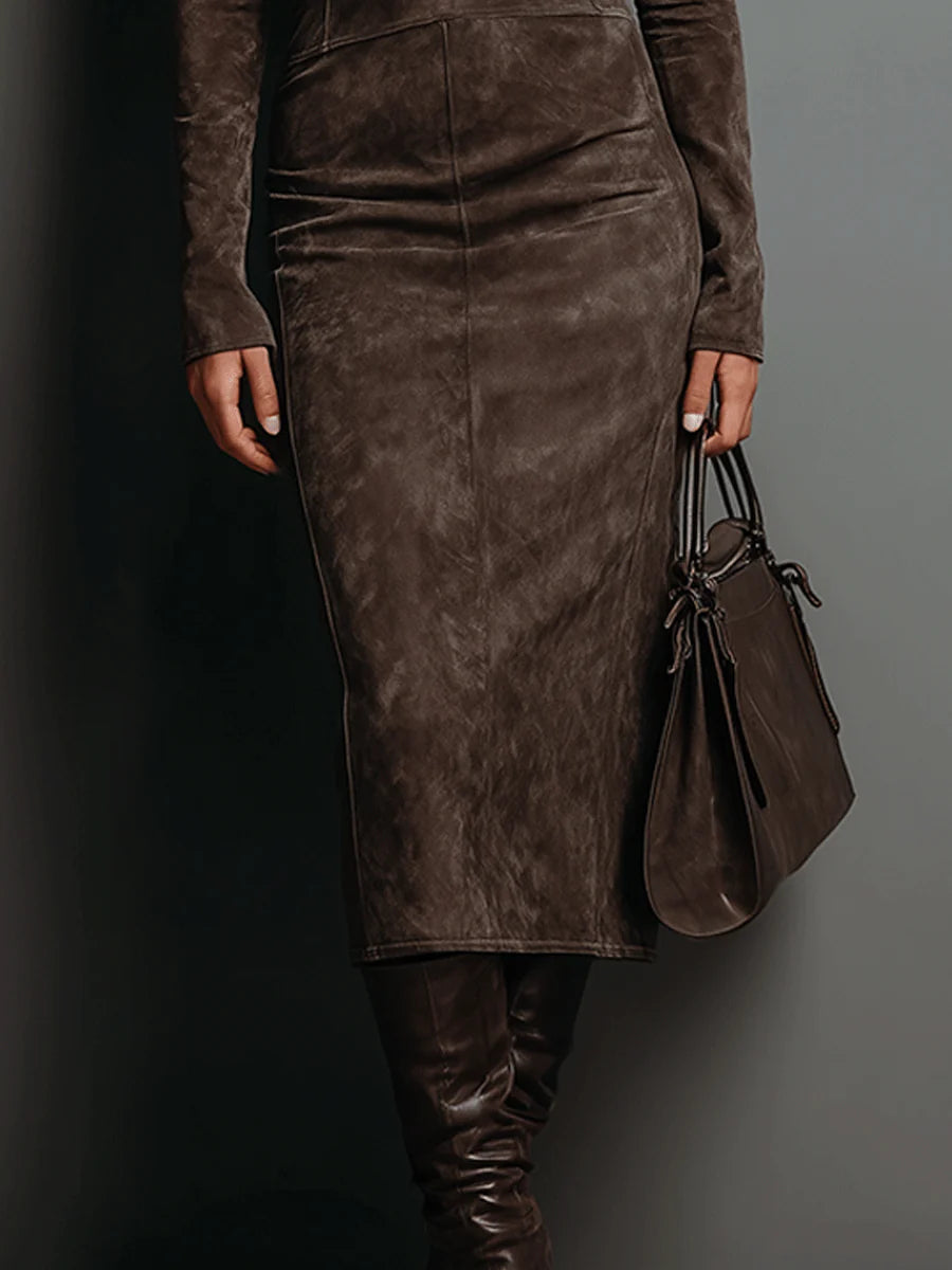 Women’s Brown Midi Dress