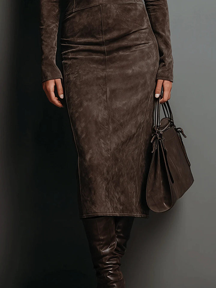 Women’s Brown Midi Dress
