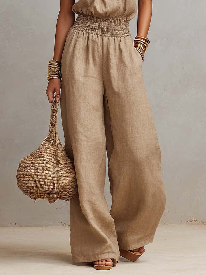 Women’s Halter Neck Wide Leg Jumpsuit
