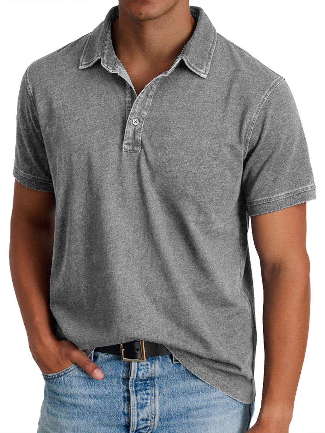 Men’s Slim Fit Short Sleeve Polo Shirt