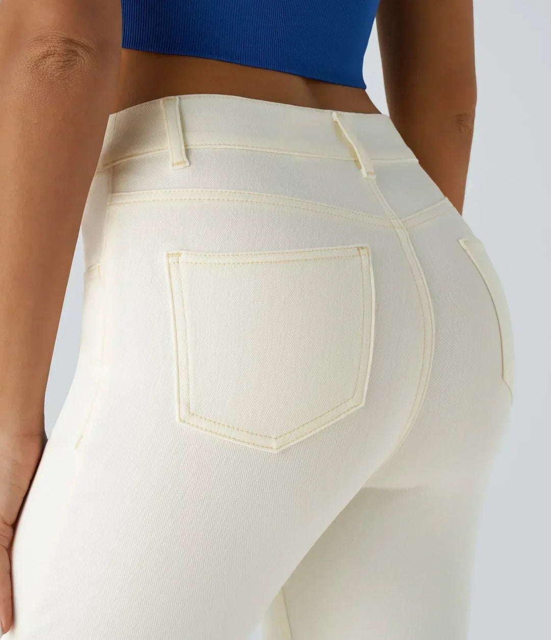 Women’s High Waisted Stretch Pull On Pants