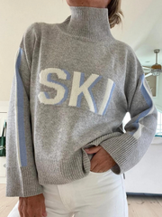 Women’s Retro Turtleneck Ski Sweater