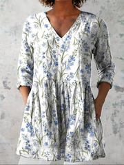Women’s Longline V-Neck Blouse