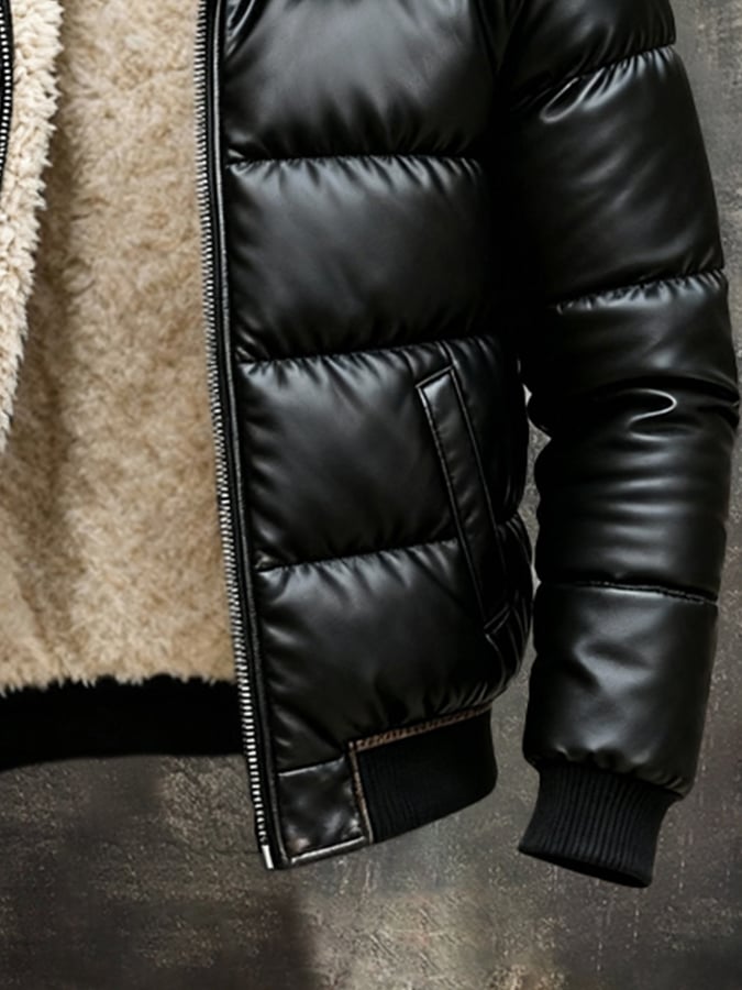 Men’s Warm Vintage Padded Puffer Jacket