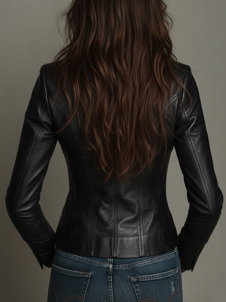 Women’s Retro Single Breasted Slim Fit Jacket