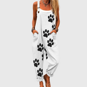 Women’s Printed Relaxed Fit Overalls