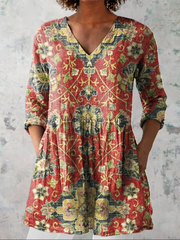 Women’s Longline V-Neck Blouse