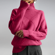 Women’s Long Sleeve Turtleneck Pullover Sweater