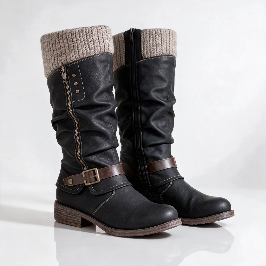 Women’s Comfortable Low Heel Ankle Boots