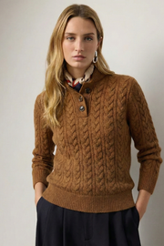Women’s Textured Cable Knit Sweater