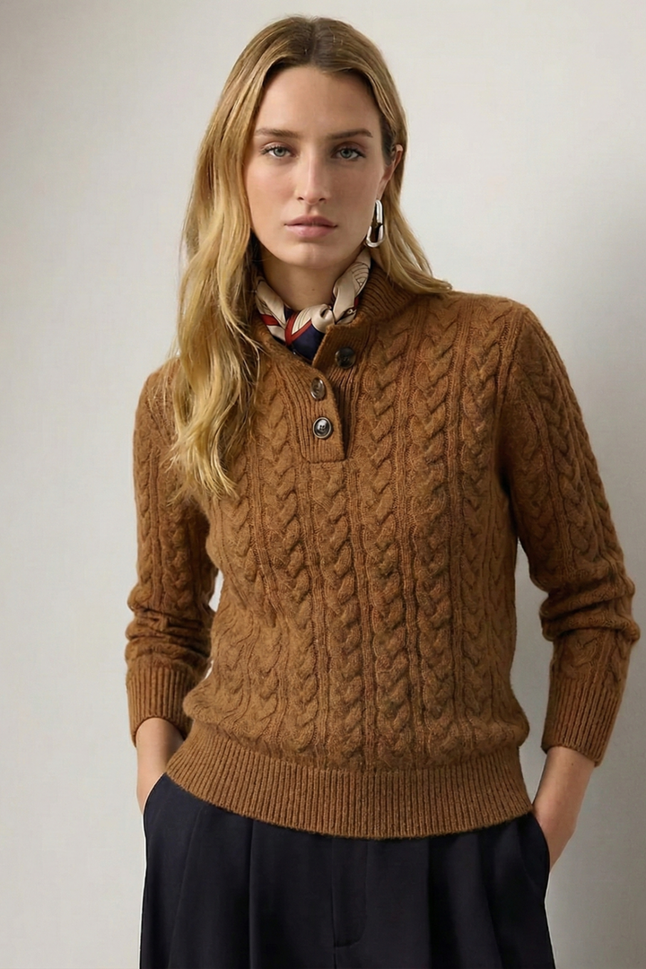 Women’s Textured Cable Knit Sweater