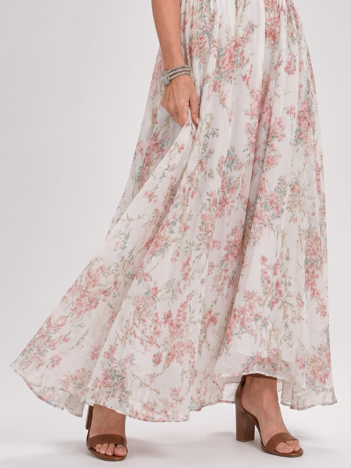 Women’s Floral Flowy Midi Dress