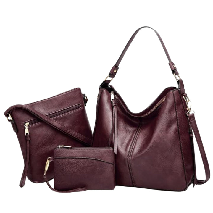 Women’s Matching 3-Piece Handbag Set