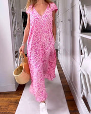 Women’s V-Neck Maxi Dress