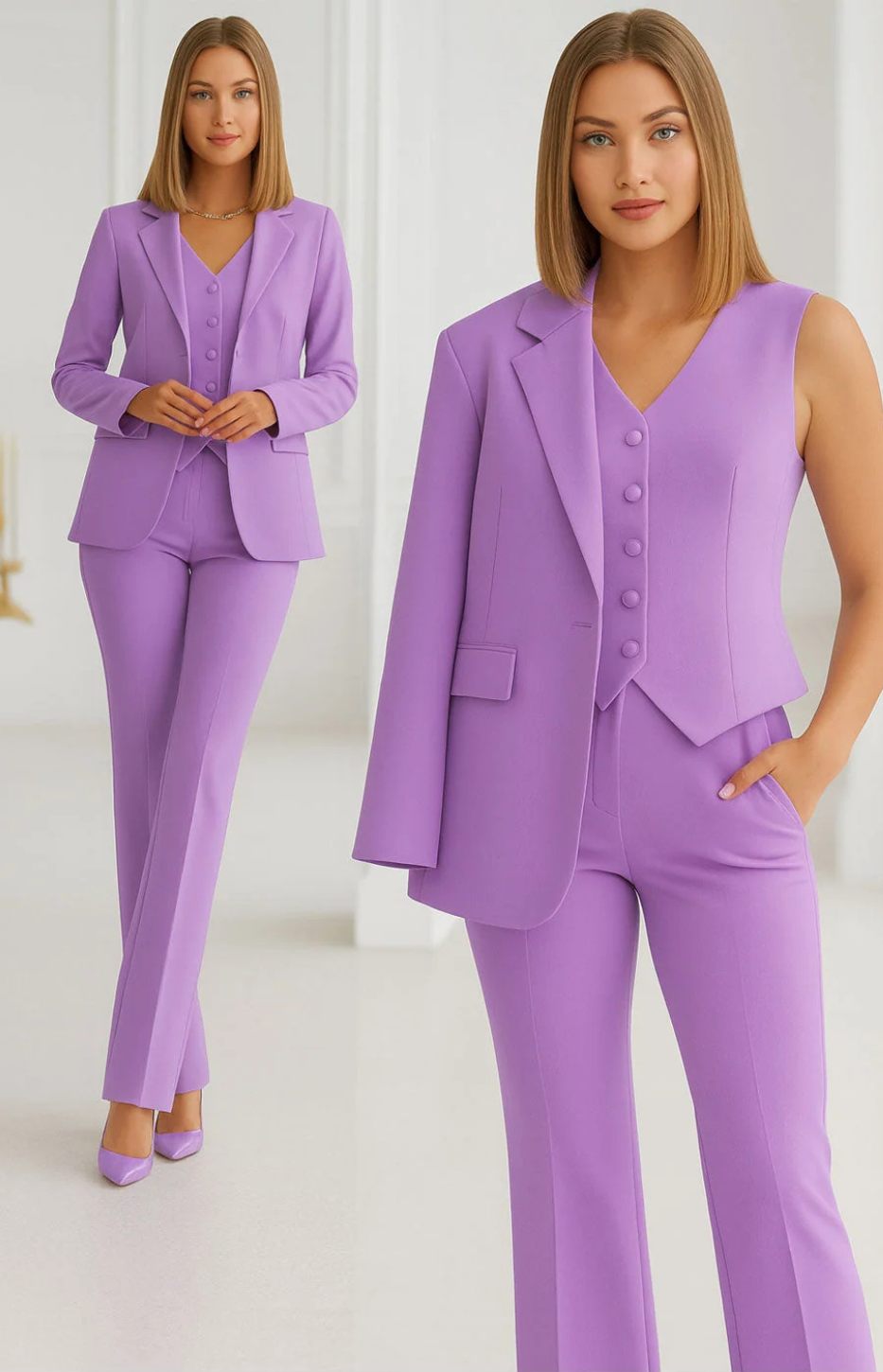 Women’s Elegant Three-Piece Matching Set