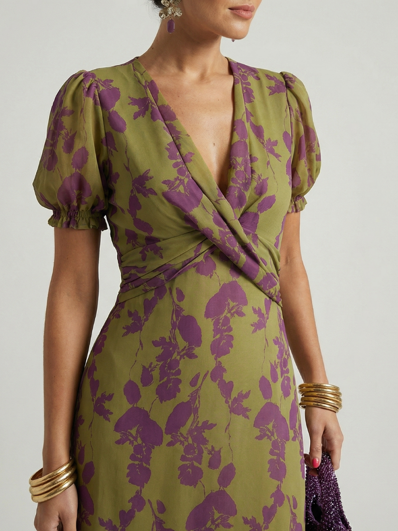 Women’s Relaxed Floral Midi Dress
