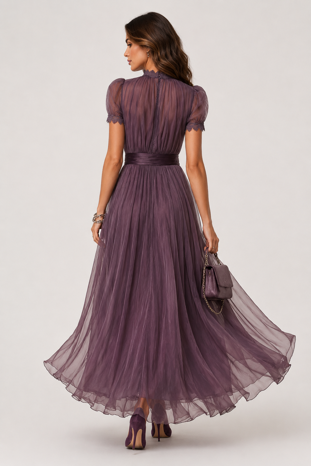 Women’s Flowy Evening Maxi Dress